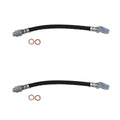Set of 2 Rear Outer Brake Hydraulic Hoses for Dodge Dakota Durango (2003)