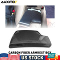 Carbon Fiber Interior Console Armrest Lid Cover Trim for BMW E9 318i 320i 325 (1975–1983)