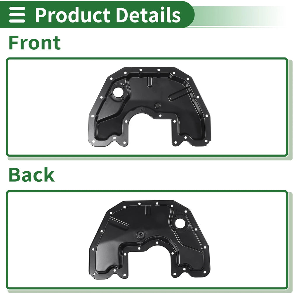 1 Pc Engine Oil Pan No.11137574532 for BMW 550i F11 (2010–2013) Iron Black
