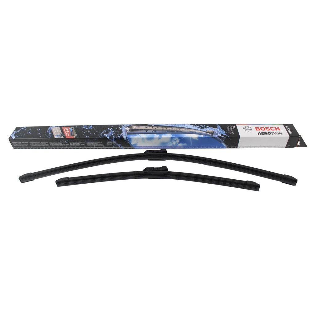 Set of 2 Bosch Front Windshield Wiper Blades for BMW 640i xDrive (2018–2021)