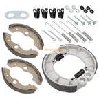 Front & Rear Brake Shoes w/Pin Kits for Honda TRX500FA/FGA Rubicon 500 (2001–2004)