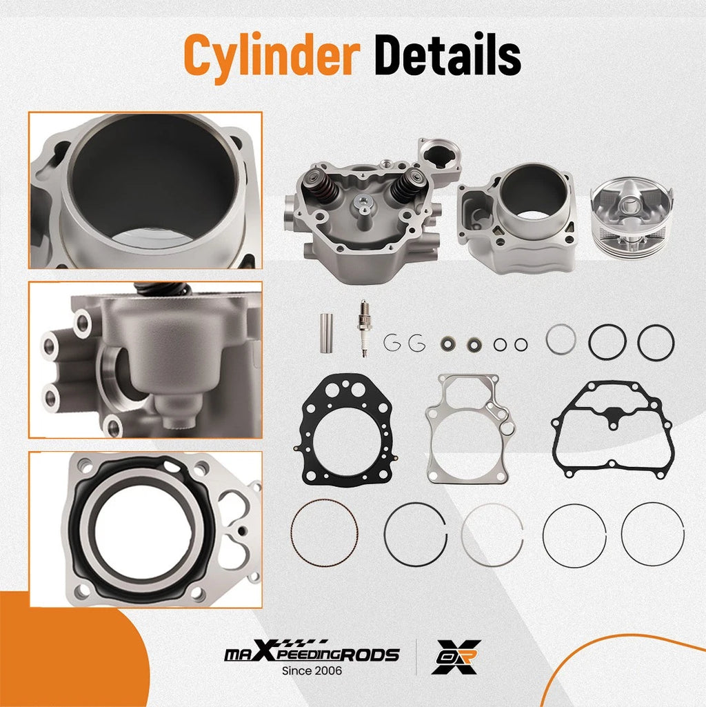 Cylinder Head Piston Assembly Kit for Honda TRX420 (2009–2024) 12251-HP7-A01