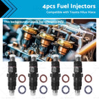 4X Diesel Fuel Injector for Toyota Hilux LN167R (1997–2005) 23600-54210