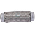 2.5" x 10" OAL Chrome Stainless Steel Flex Pipe for Universal