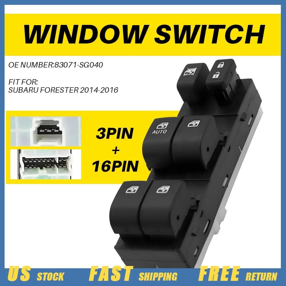 Master Power Window Switch for Subaru Forester (2014–2016) 83071-SG040