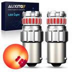 2X AUXITO 1156 7506 P21W Red LED Brake Stop Tail Light Bulb for Audi