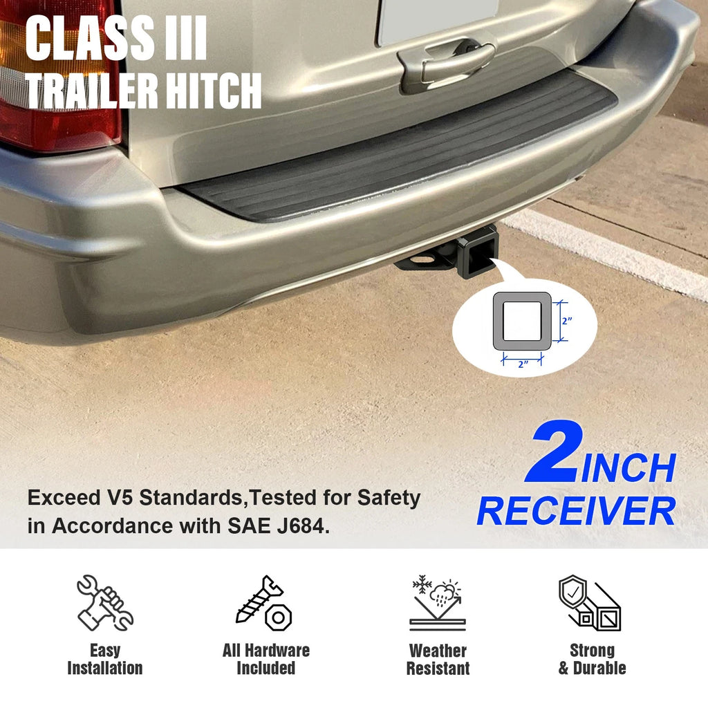 Towing Hitch Receiver Class 3 for Jeep Grand Cherokee (1999-2004)