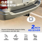 Towing Hitch Receiver Class 3 for Jeep Grand Cherokee (1999-2004)