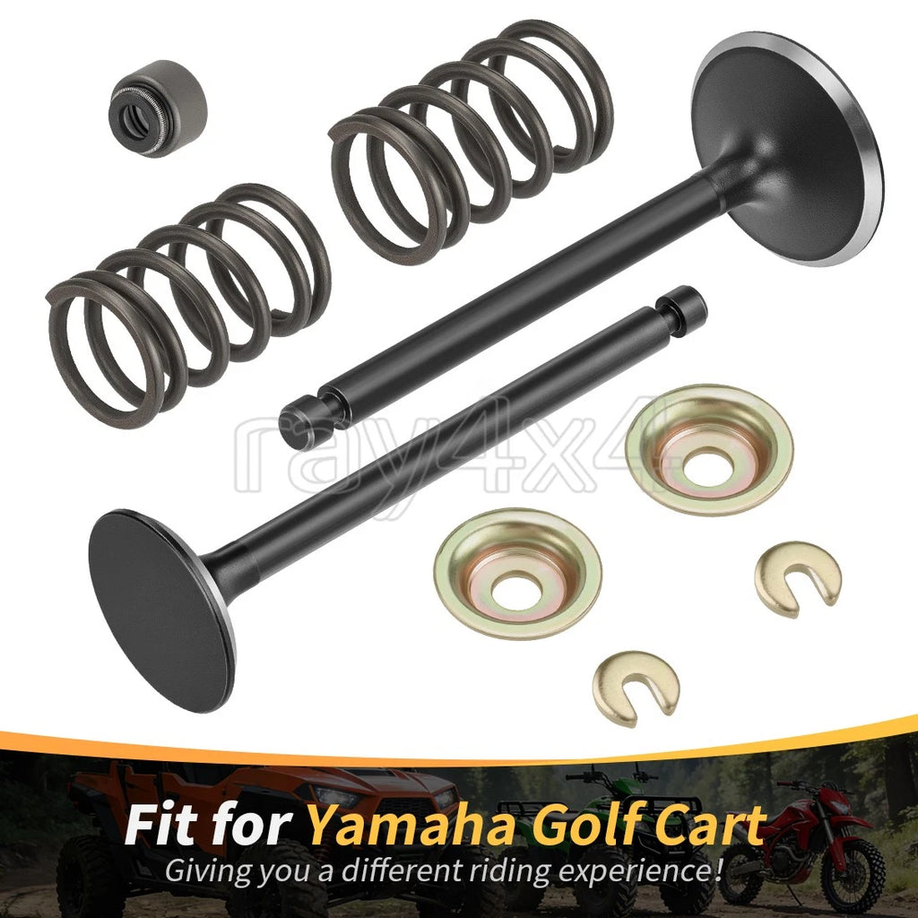 Intake & Exhaust Valve Set for Yamaha G11-G28 YDRA YTF1 YTF2 (Gas Golf Cart)