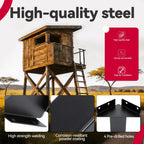 Set of 4 Heavy Duty Powder Coated Deer Elevator Brackets for Tree Stand