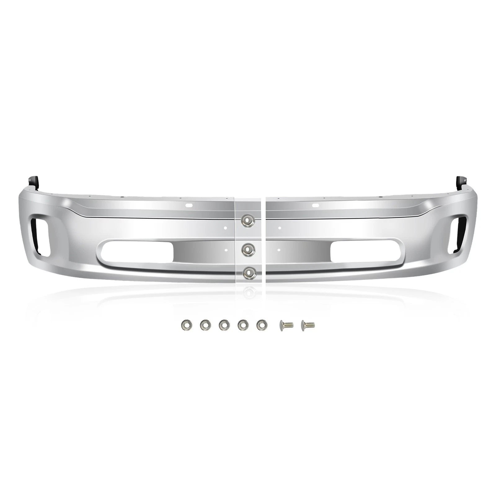 Chrome Steel Front Bumper for Dodge Ram 1500 (2013–2018)