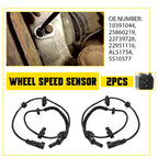 2X ABS Wheel Speed Sensor for Buick Enclave, Chevy Traverse, GMC Acadia (2008–2017)