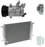 AC Compressor Kit with Condenser for Volkswagen Jetta 2.5L (2014-2018)