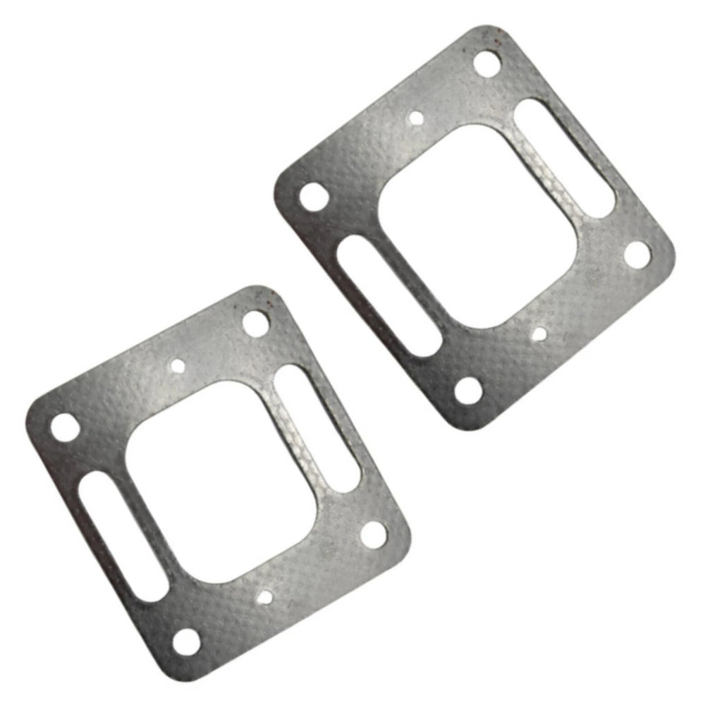 Set of 2 Exhaust Center Riser Elbow Manifold Gaskets for Mercruiser 4.3 5.0 5.7 350