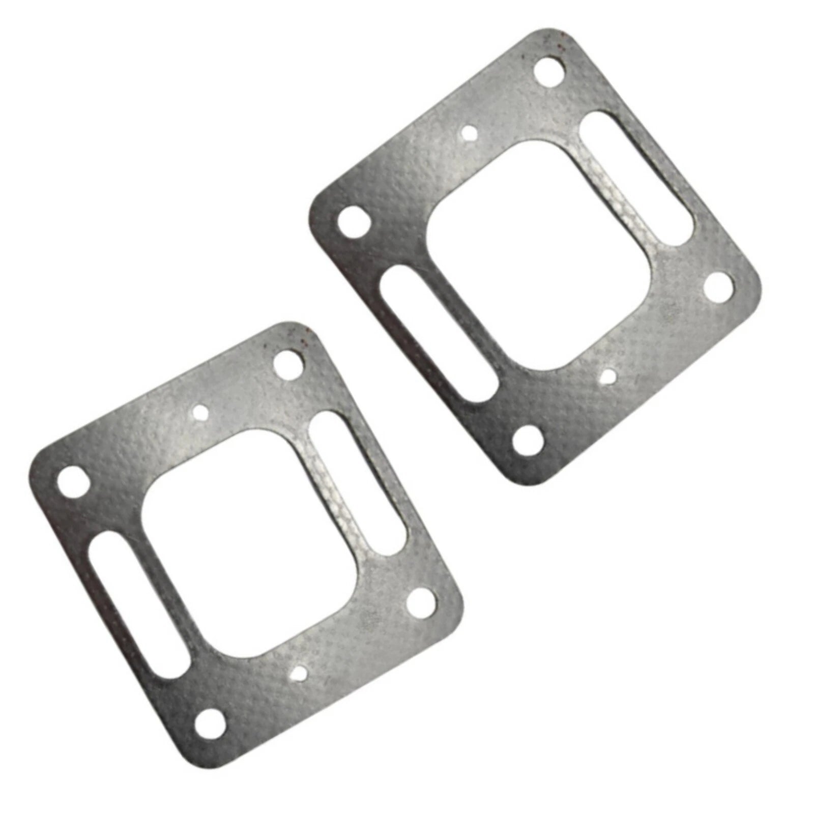 Set of 2 Exhaust Center Riser Elbow Manifold Gaskets for Mercruiser 4.3 5.0 5.7 350