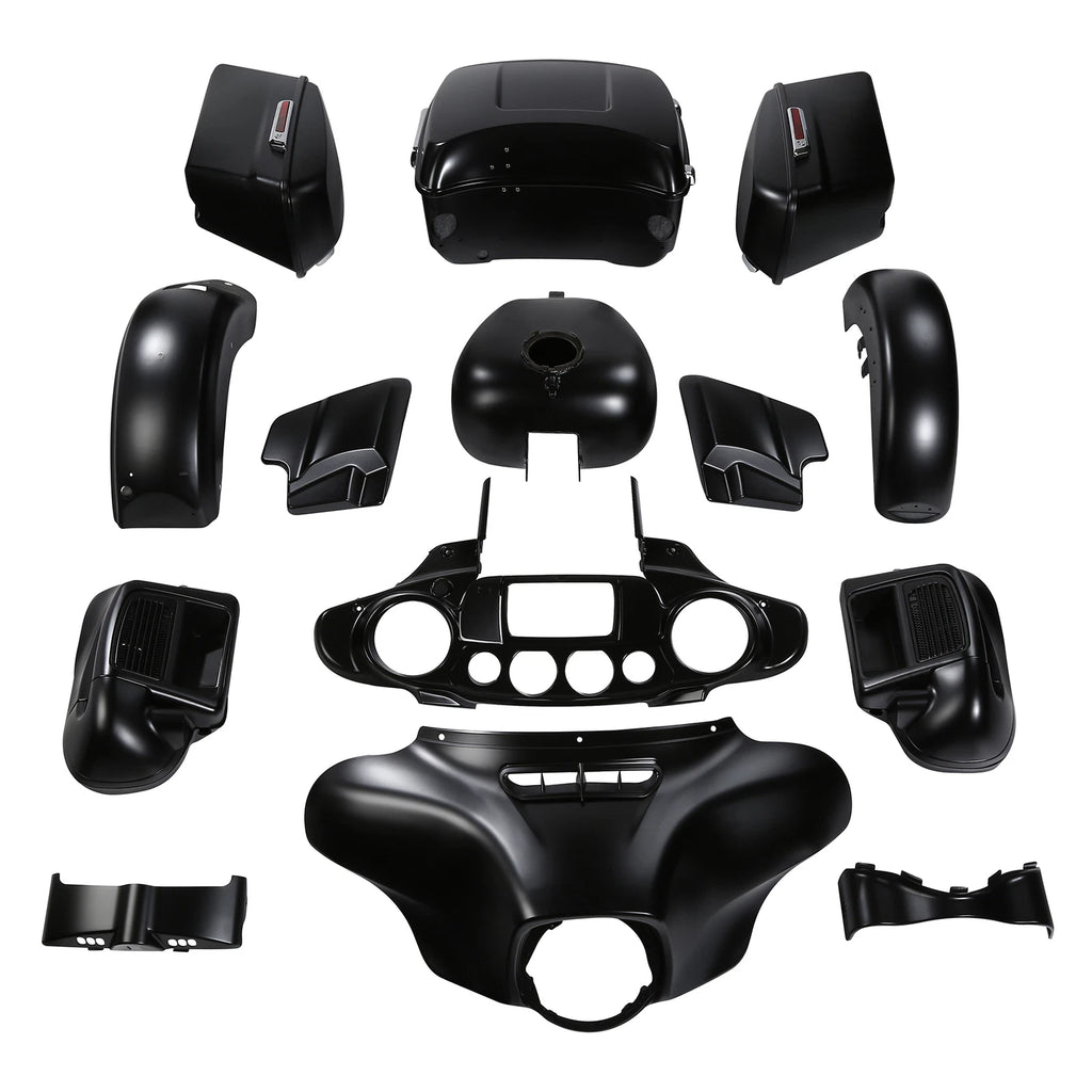 Fairings Body Kit for Harley Electra Glide Ultra Limited (2014–2023) Black Denim
