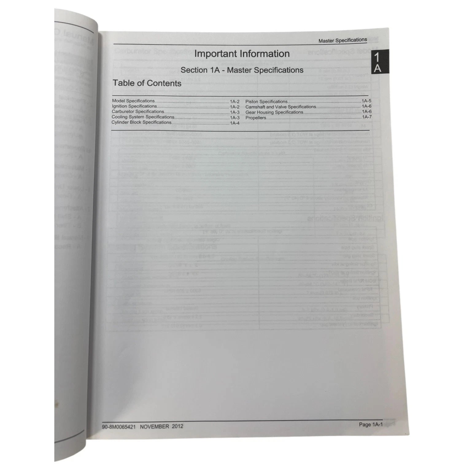 Service Manual for Mercury 2.5/3.5 FourStroke (2012) 90-8M0065421