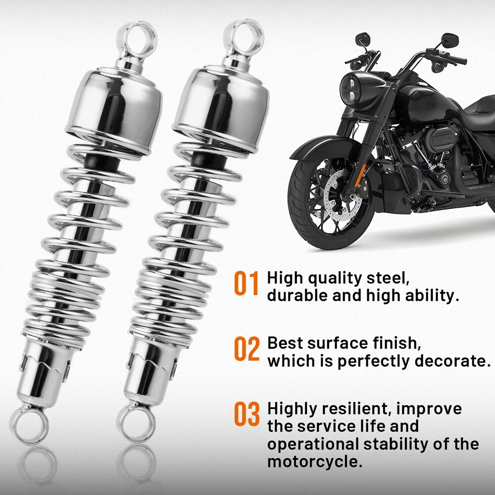 2Pcs Rear Shocks for Harley Touring Tour Glide FLT (1986–2023) Heavy Duty
