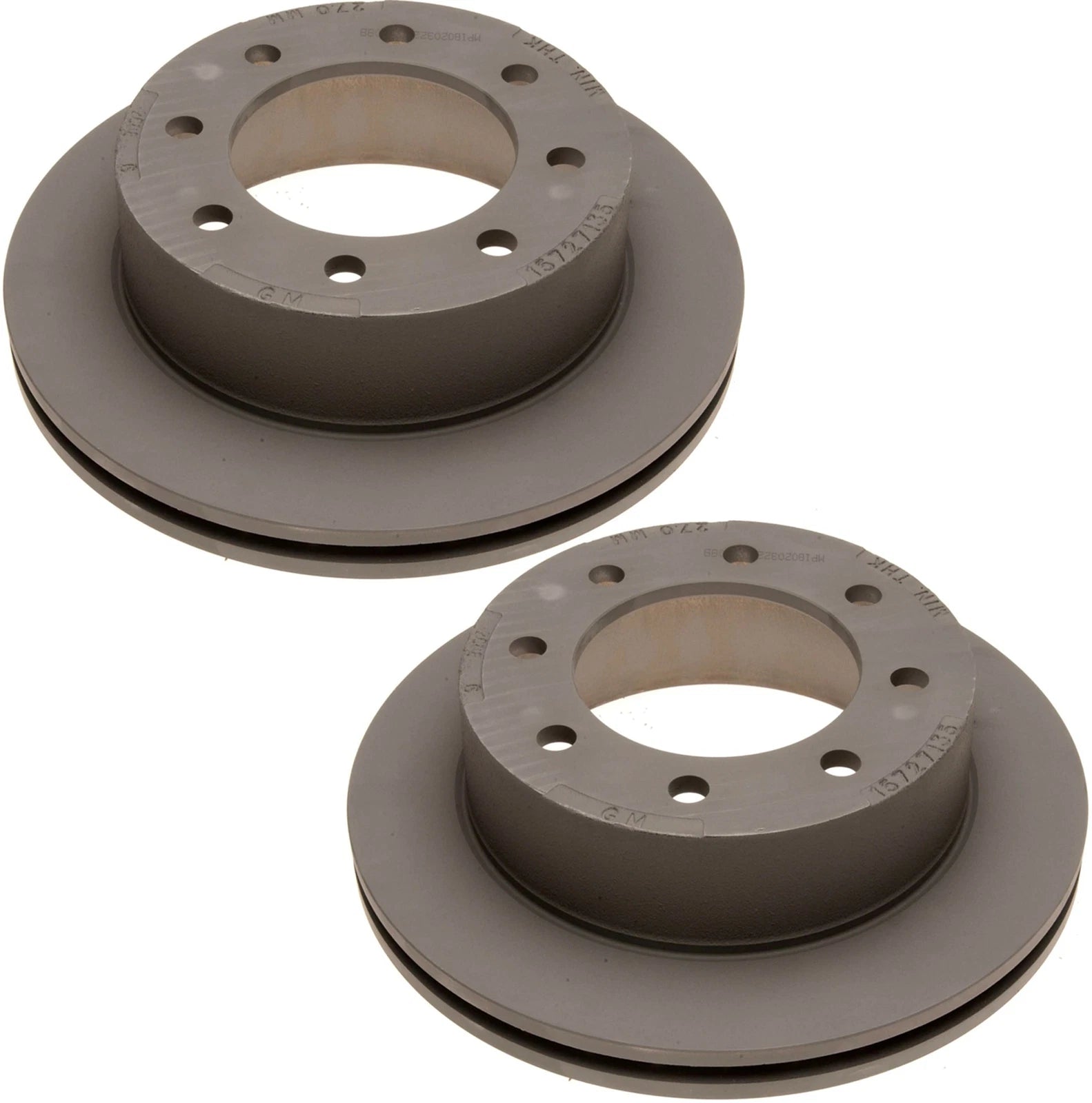 Set of 2 Rear Disc Rotors 330mm for GMC Chevy (1999–2000) ACDelco GM OE