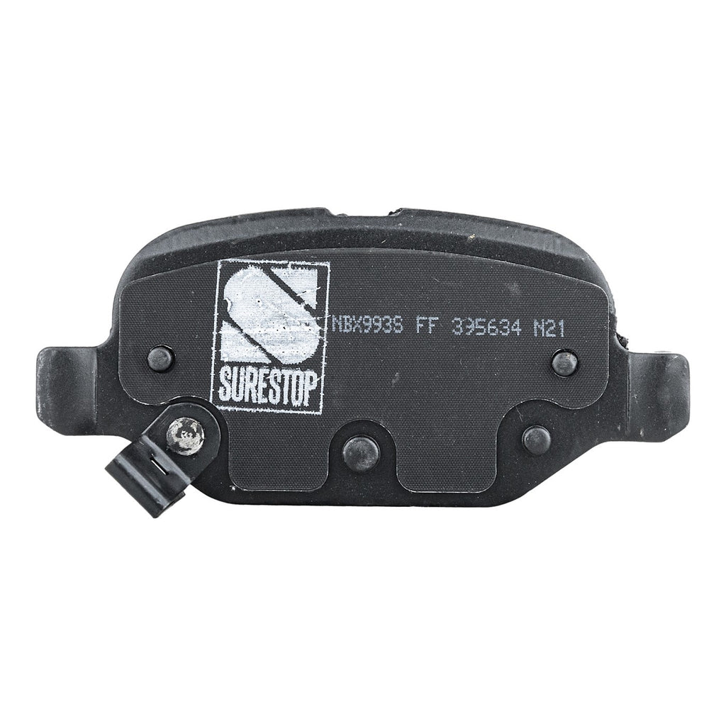 Set of 4 NAO Brake Pads for Fiat 500 (2012–2019)