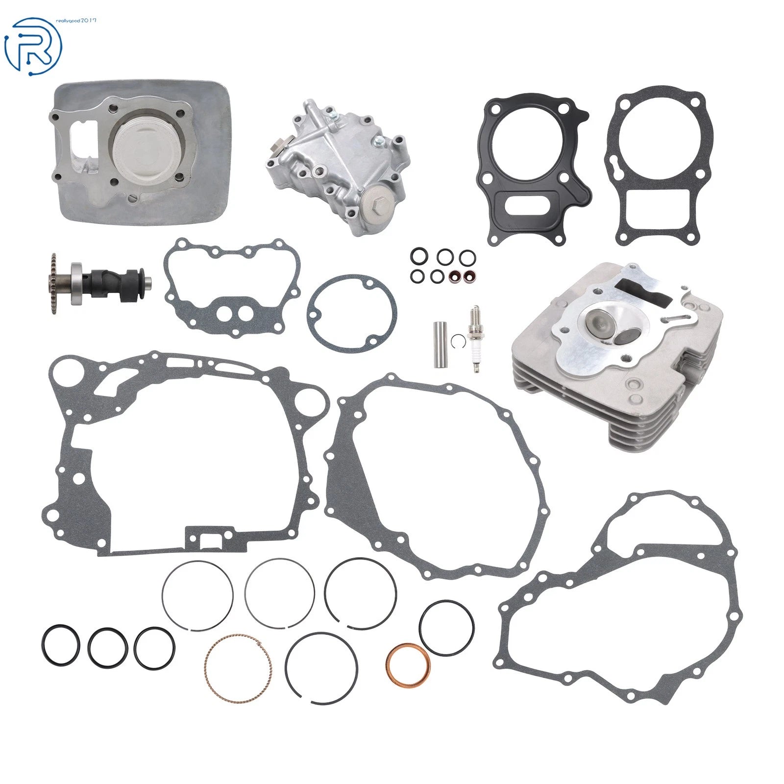 Engine Cylinder Head and Cover for Honda TRX250EX (2001–2009)