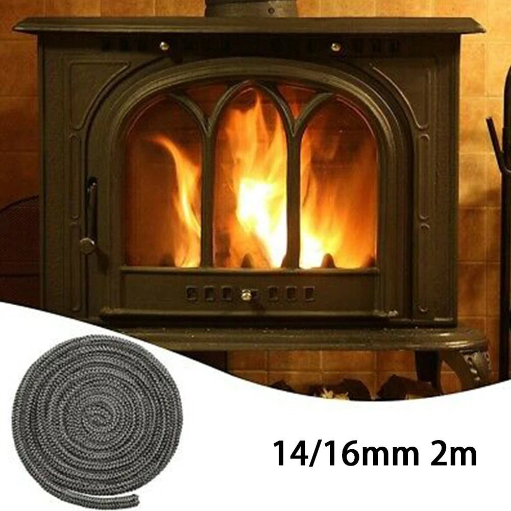 Stove Rope Door Sealer for Pellet Stoves & Wood Burning Stoves