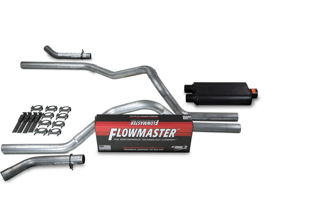 Dual Exhaust Kit for Chevy GMC 1500 (2015–2018) 2.5" Flowmaster 50 Series