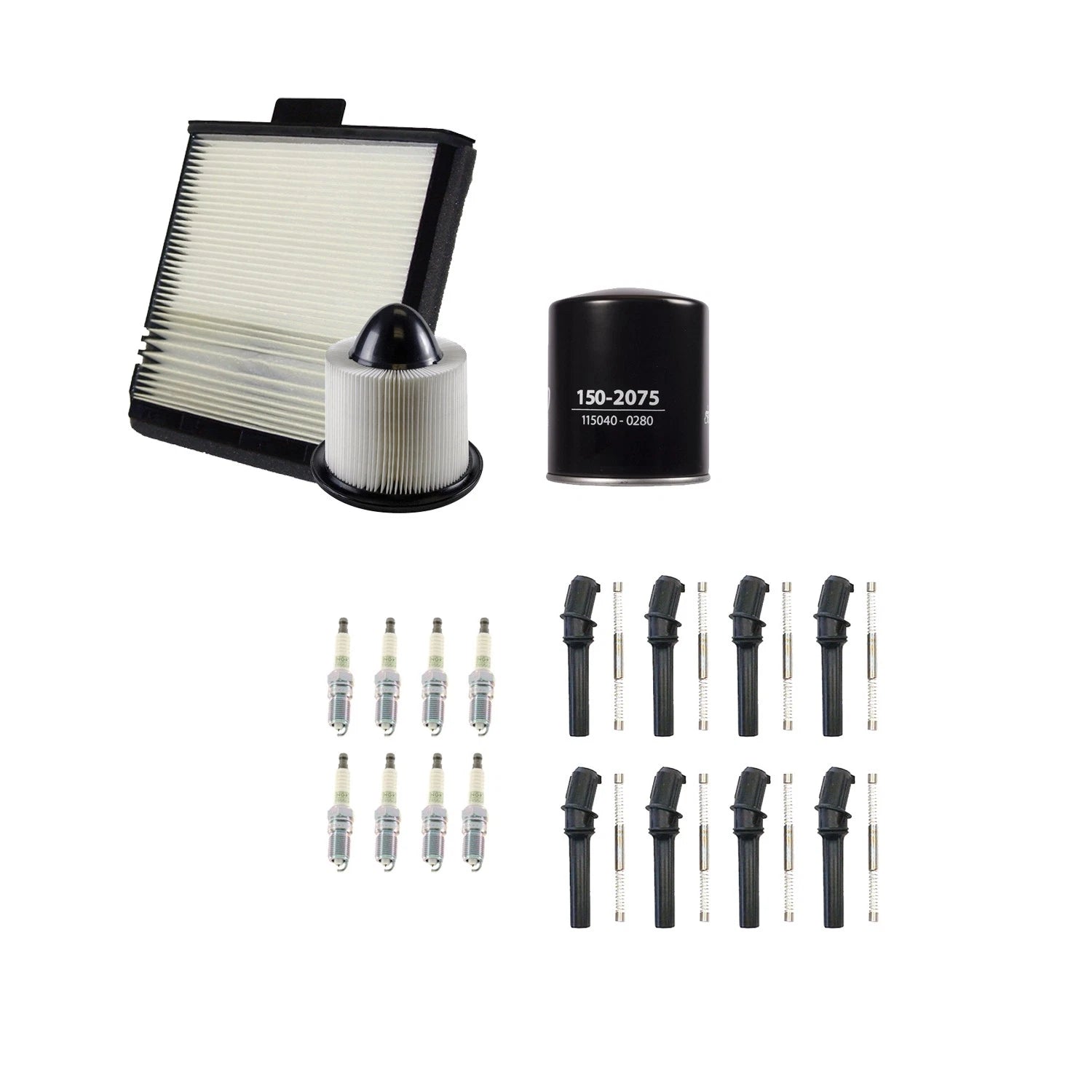 Tune Up Kit with 8 NGK Spark Plugs & Boots for Ford Expedition Navigator (1997–2002)