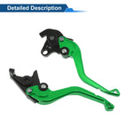 Adjustable Short Brake Clutch Levers for Honda VFR750 (1991–1997) Green 1 Pair