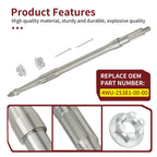 Rear Axle Shaft with Nut Pin for Yamaha Big Bear 350 Kodiak 400 (1998–2001)