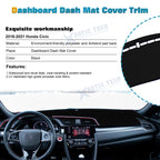 Pre-cut Dash Mat Sun Protector for Honda Civic (2016-2021)
