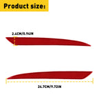 Set of 2 Rear Bumper Reflector Side Marker Light Covers for Ford Fusion (2013–2018)