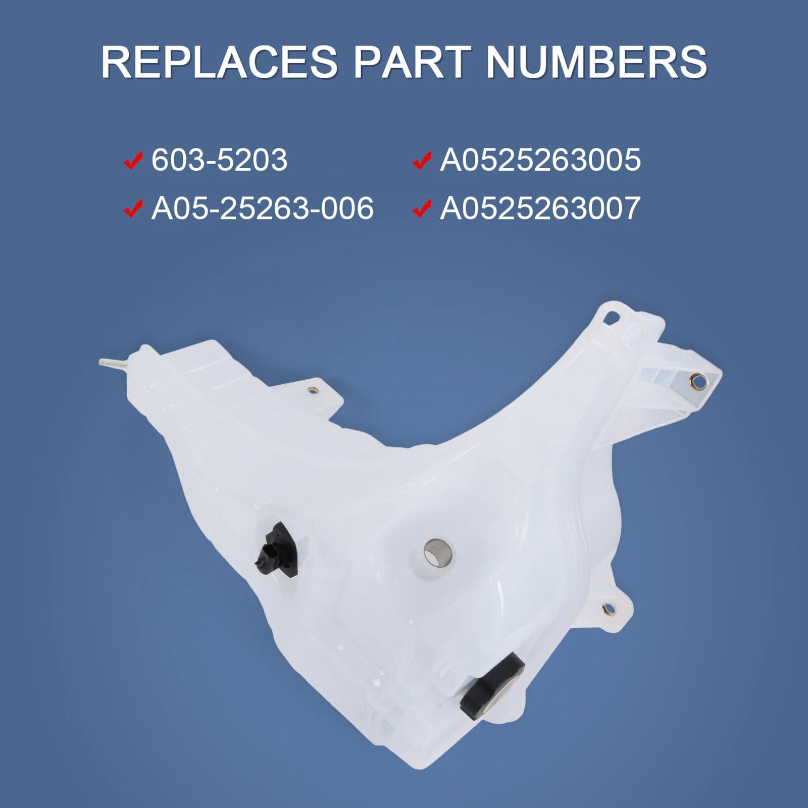 Coolant Reservoir Tank for Freightliner Cascadia (2008–2017)