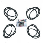 4 x Rubber Seal Weatherstrip on Body Frame for Honda Civic Sedan (2006–2011)
