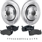 Set of 2 Brake Disc and Pad Kits for Chrysler 300 (2000–2004)