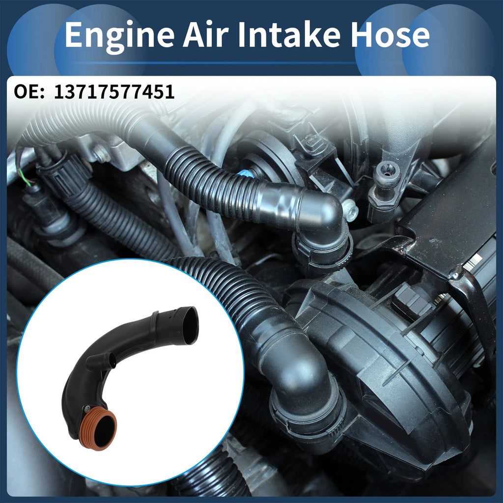Engine Air Intake Hose for BMW 5 6 7 Series X5 X6 E70 (2007–2013) No.13717577451