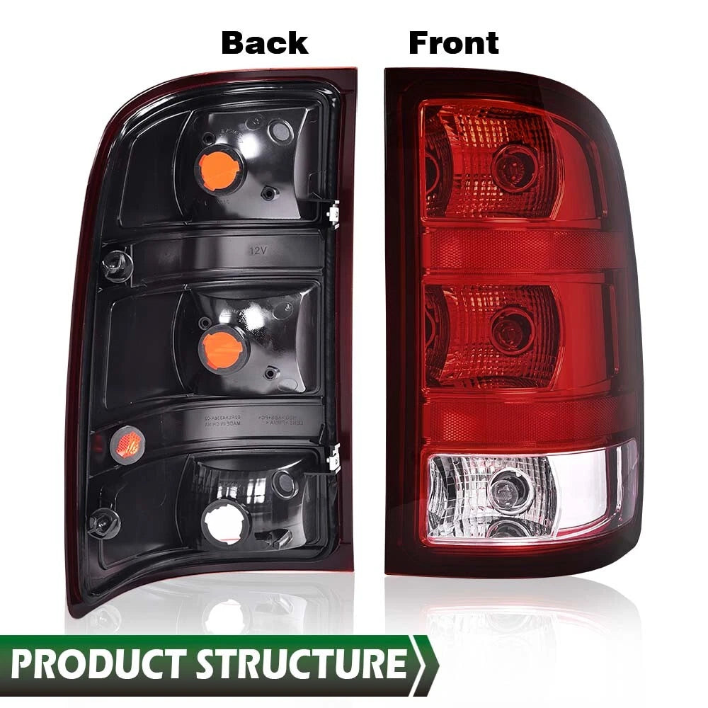 Rear Tail Light Brake Lamp for GMC Sierra 1500 2500 3500 (2007–2013)