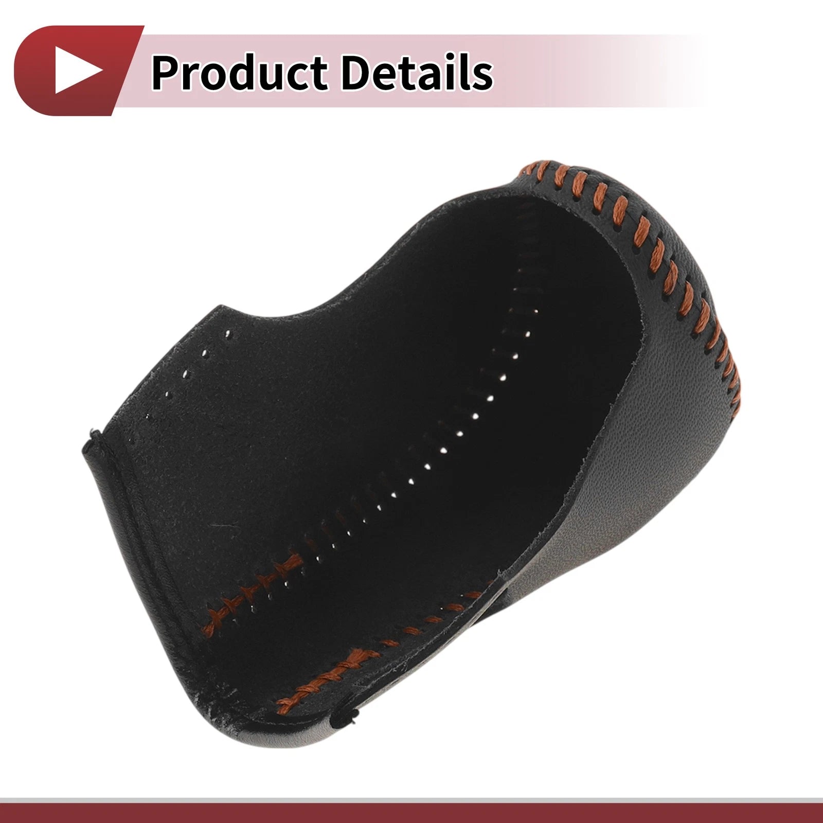 1Pc Gear Shift Knob Cover for Nissan Murano (2009–2013) Black Brown