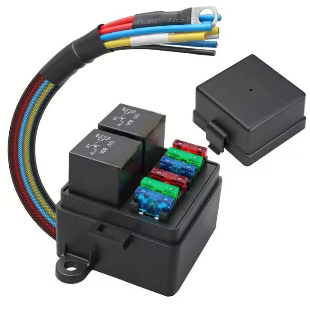 Fuse Box 45 Pin for Truck RV (12V 24V) - IP65, 4 Way, 23 Relays