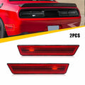 2X LED Rear Bumper Side Marker Light Lamp Red Lens for Dodge Charger (2011–2014)
