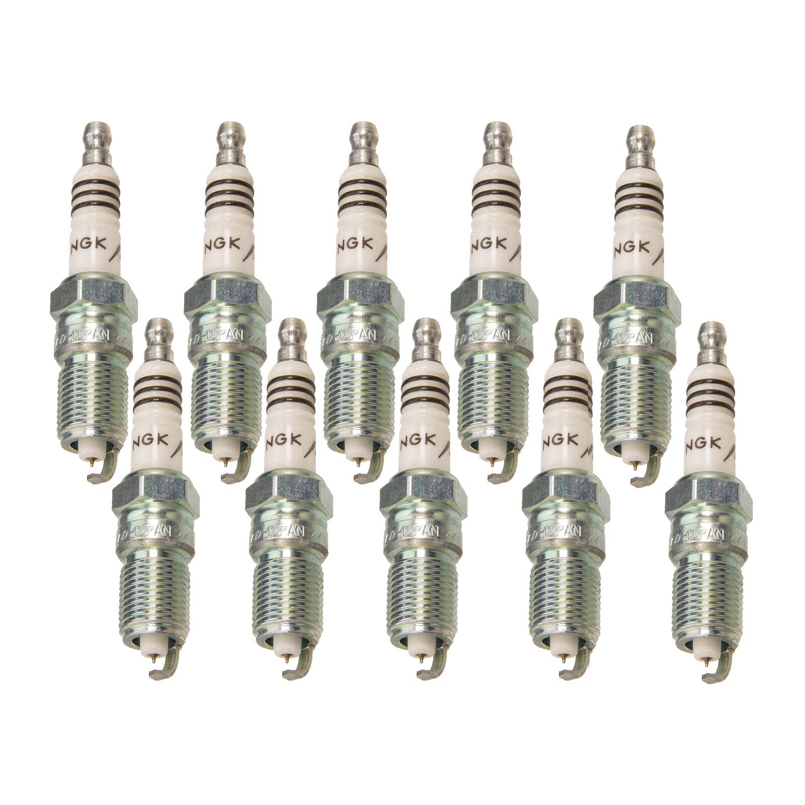 Set of 10 NGK Iridium IX Spark Plugs for Ford 6.8L V10 (2000–2008)