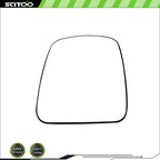 Flat Mirror Glass for Chevrolet Express/Savana (2003–2007) W/ Adhesive Pads