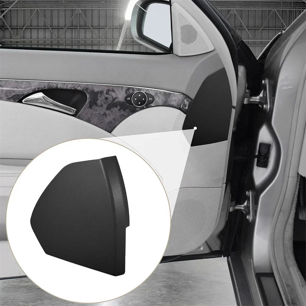 Front Left Door Cover Trim Panel Black for Mercedes E-Class (2003-2009)