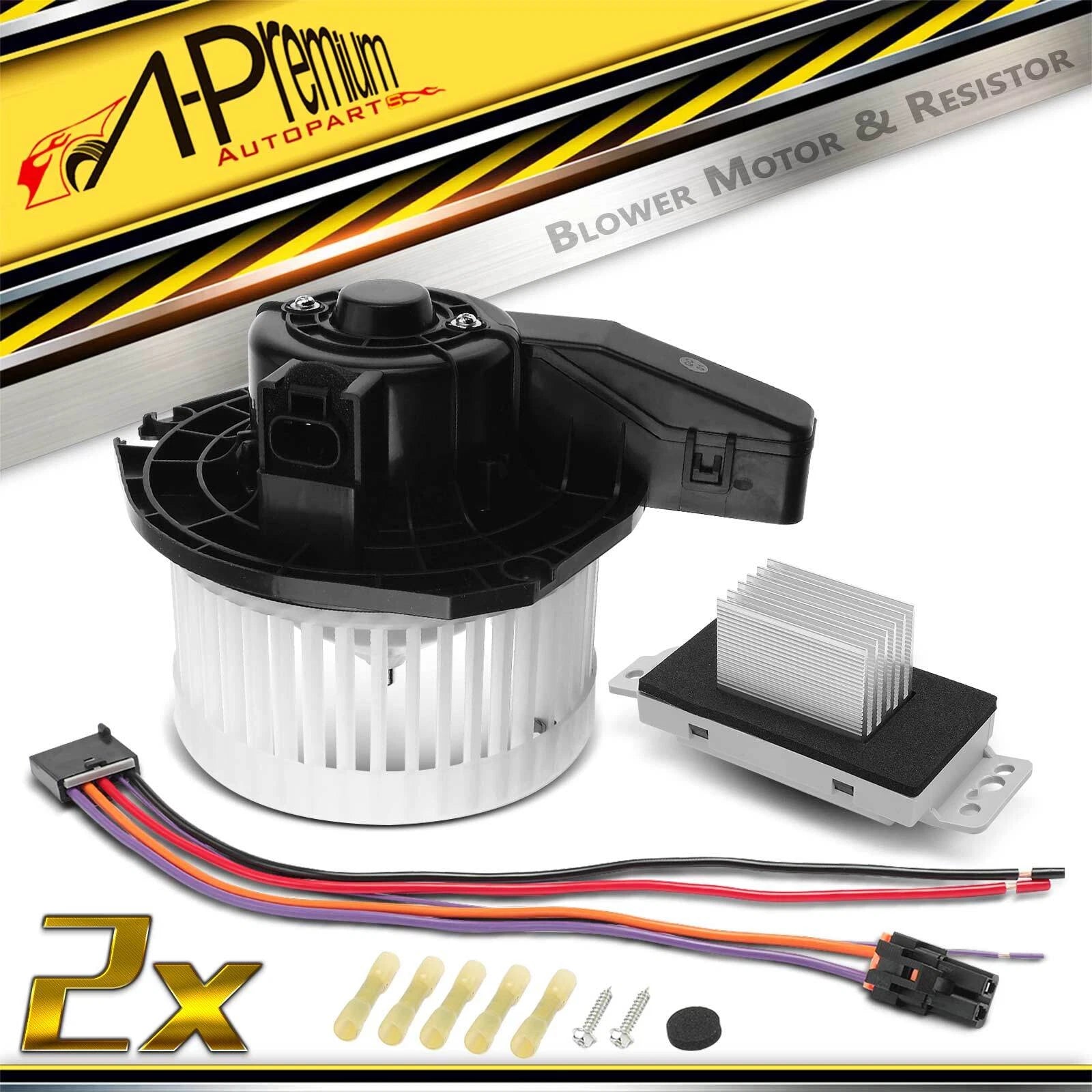 HVAC Heater Blower Motor & Resistor Kit for Chevy Suburban 1500 (2007–2014)