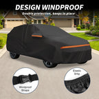 Waterproof Car Cover for Subaru Impreza (All Weather, Black, Aluminum Film)