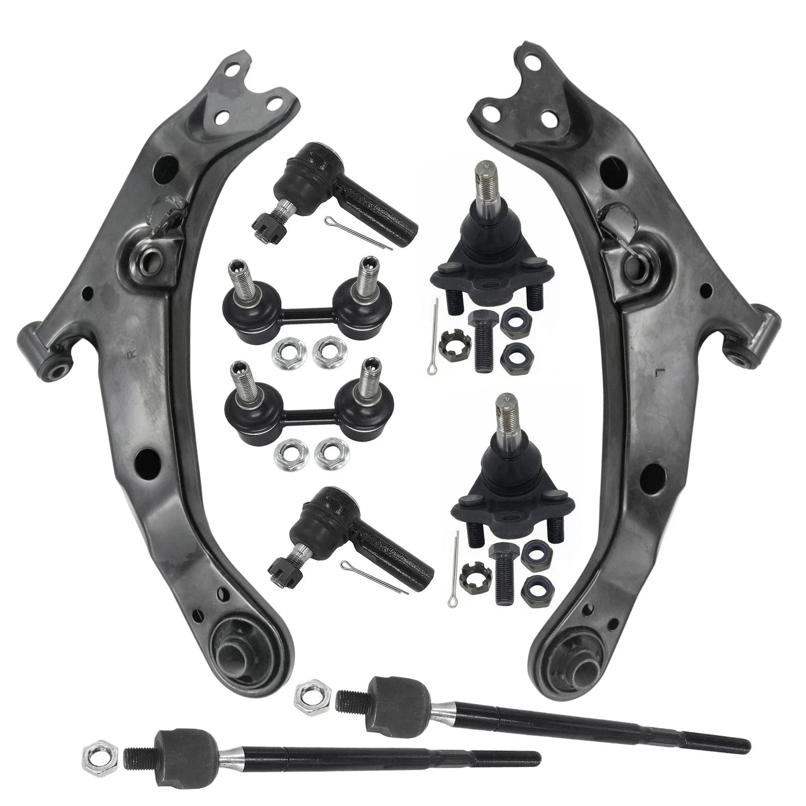 Front Lower Control Arms Kit with Ball Joints for Toyota Corolla (1996–2002)
