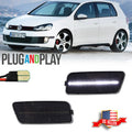 Set of 2 White LED Side Marker Lights for VW MK6 Golf GTI (2010–2014)