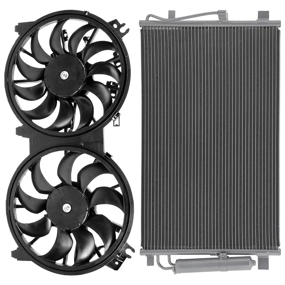 AC condenser and cooling fan assembly for Nissan Maxima (2016-2018)