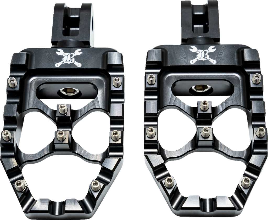 Burly Brand MX Evolution Passenger Pegs for Harley Softail (B13-1017B)