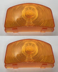 Amber Parking Light Lens Pair Replacement for Ford F-100 F-250 F-350 (1955–1956)